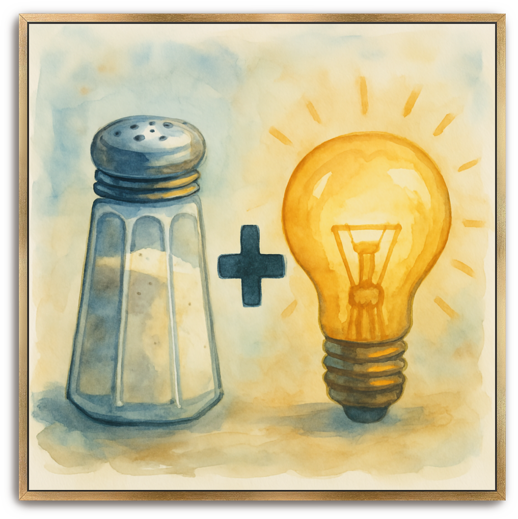 Salt + Light - Watercolor - Scriptures Illustrated