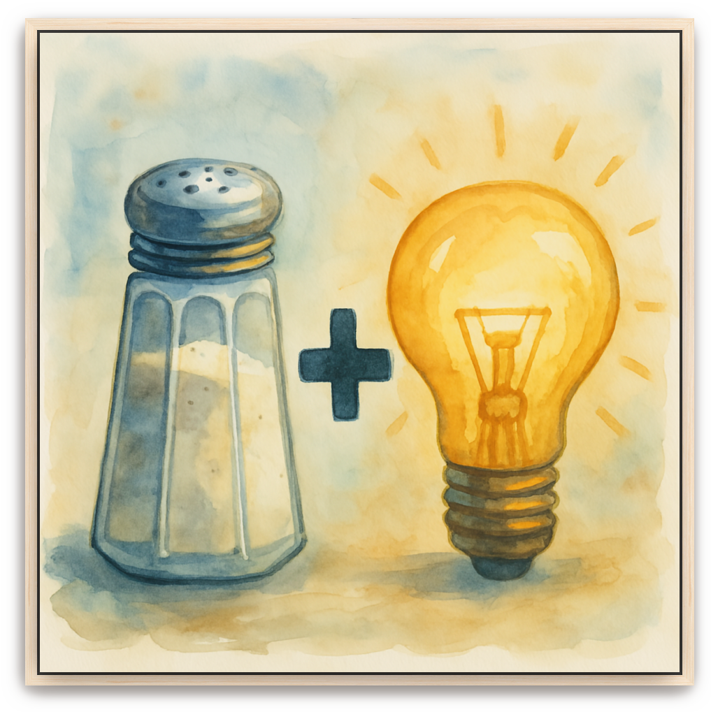 Salt + Light - Watercolor - Scriptures Illustrated