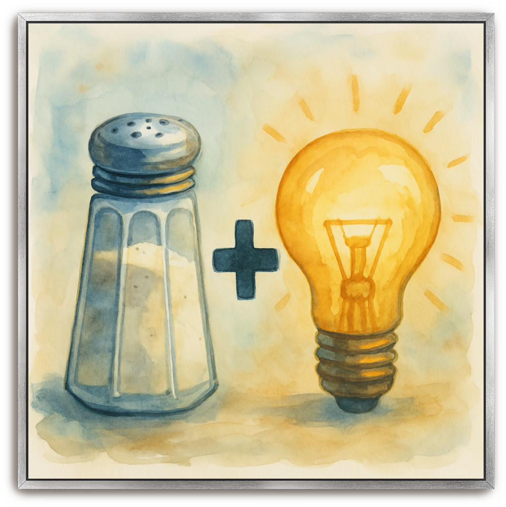 Salt + Light - Watercolor - Scriptures Illustrated