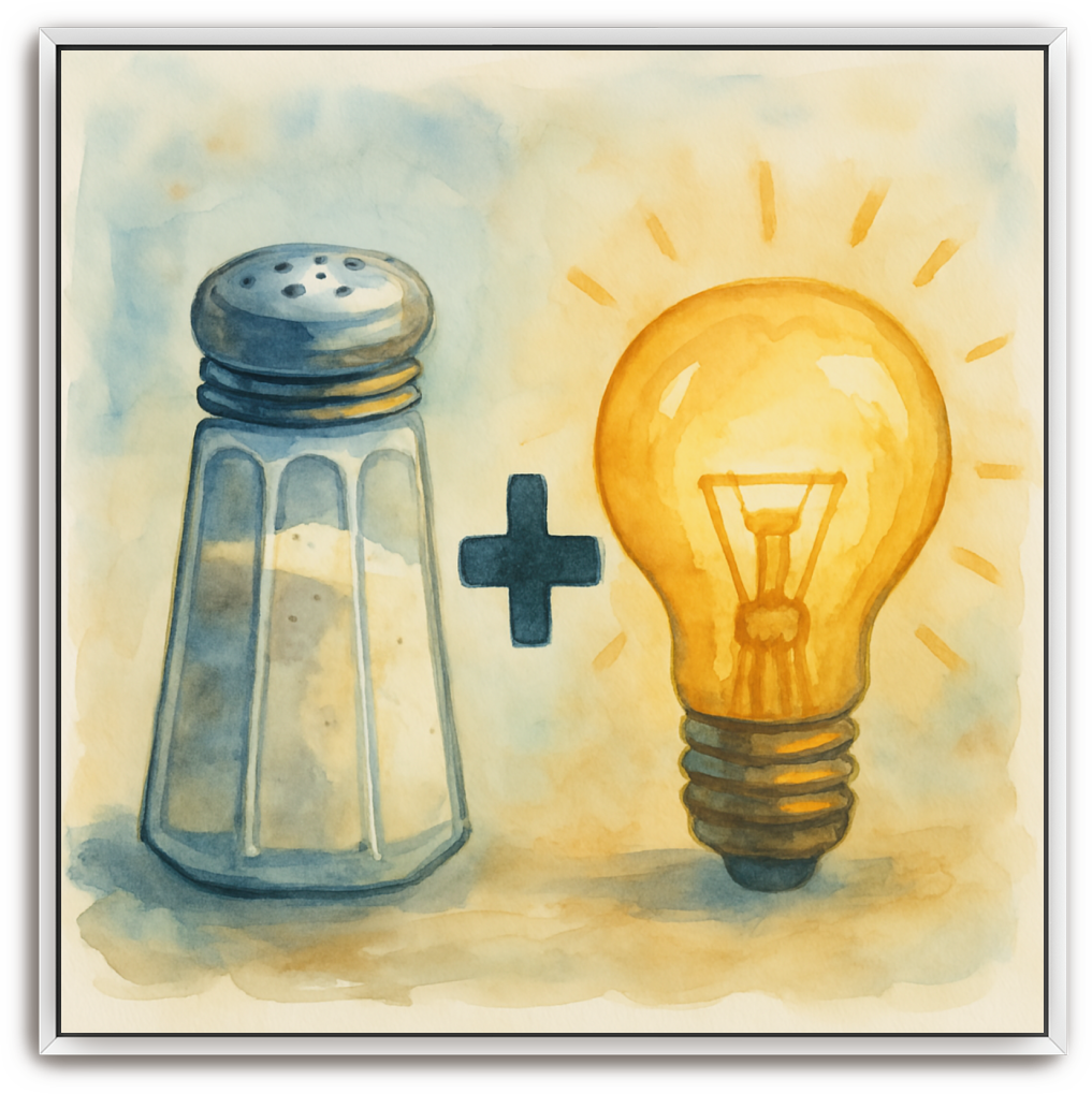 Salt + Light - Watercolor - Scriptures Illustrated