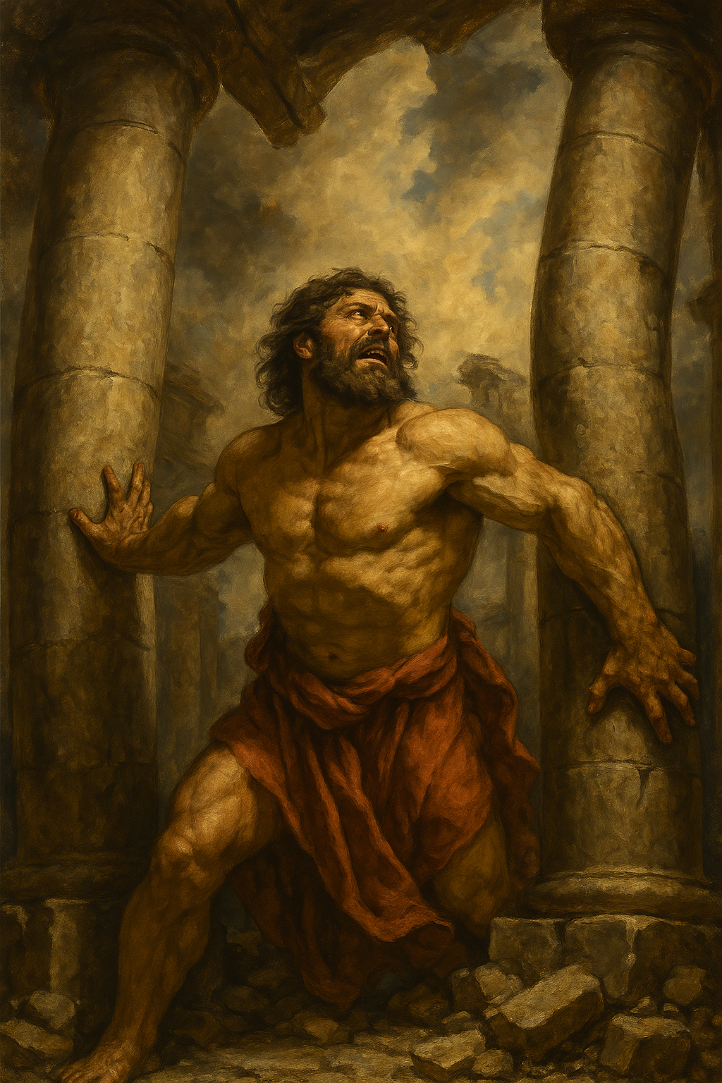 Samson's Sacrifice - Classical Realism - Scriptures Illustrated