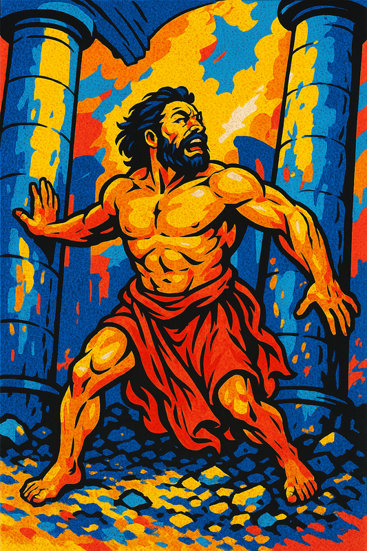 Samson's Sacrifice - Pop Art