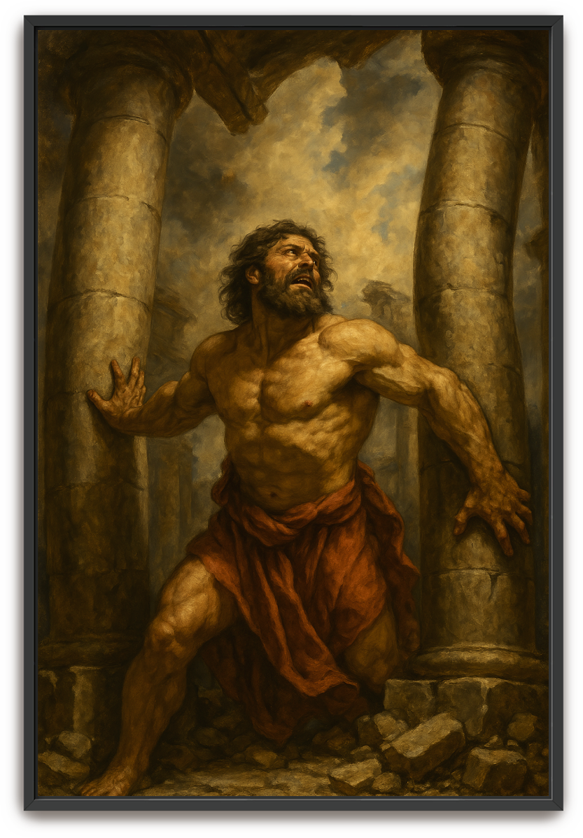 Samson's Sacrifice - Classical Realism - Scriptures Illustrated