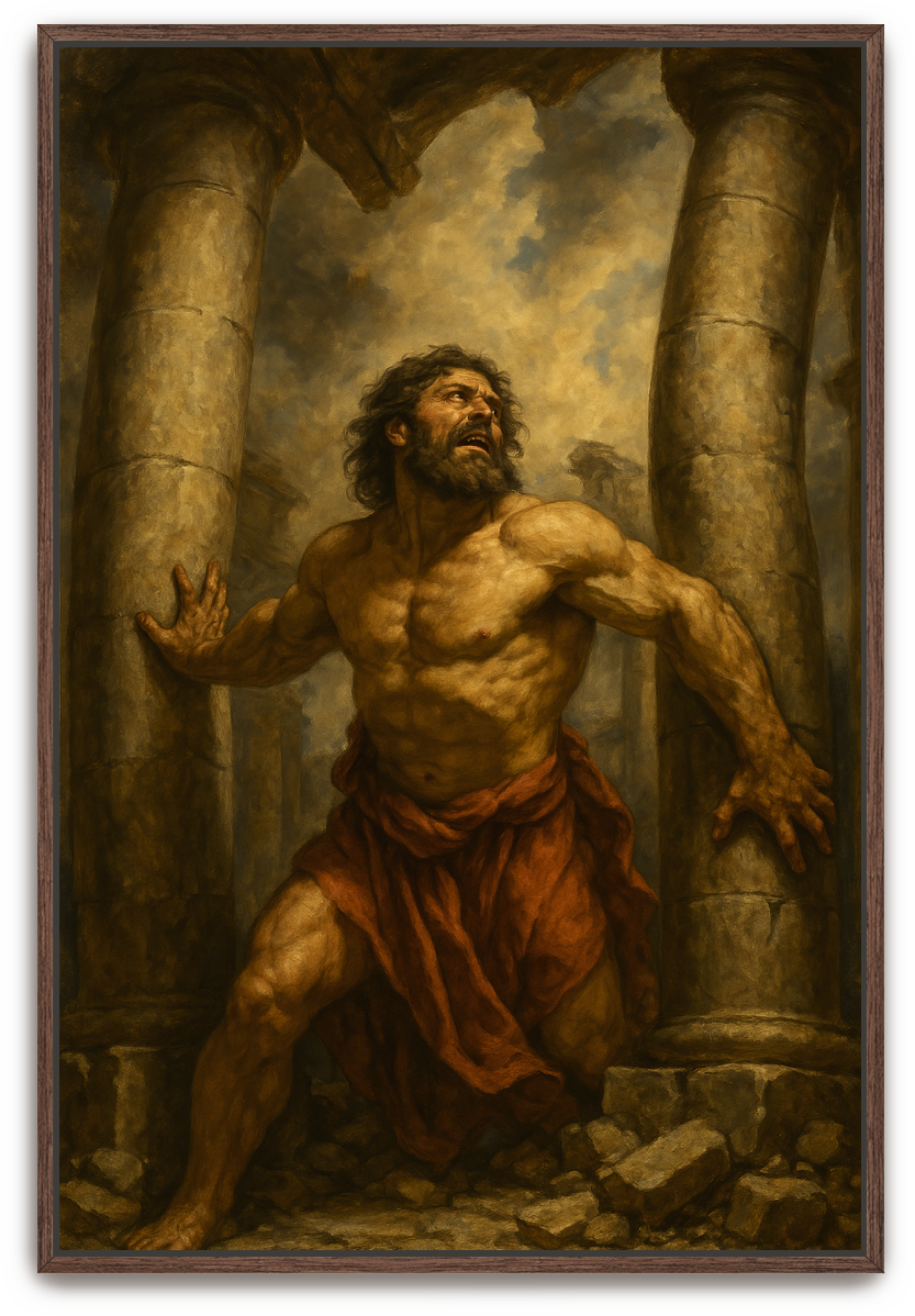 Samson's Sacrifice - Classical Realism - Scriptures Illustrated
