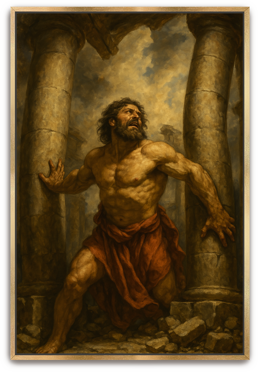 Samson's Sacrifice - Classical Realism - Scriptures Illustrated