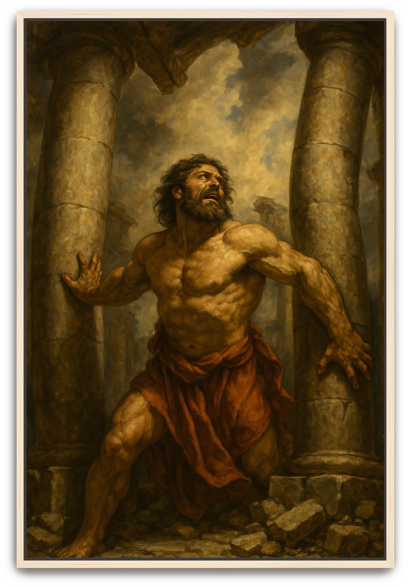 Samson's Sacrifice - Classical Realism - Scriptures Illustrated