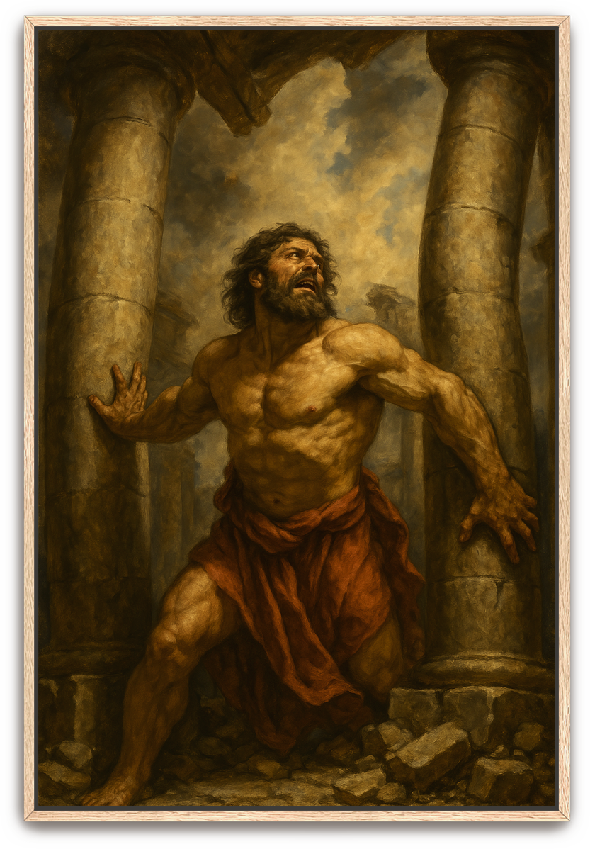 Samson's Sacrifice - Classical Realism - Scriptures Illustrated
