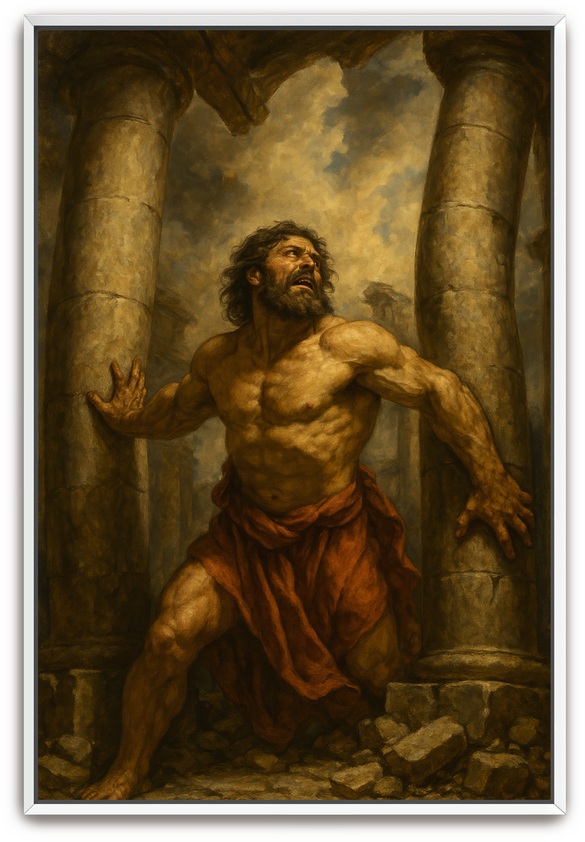 Samson's Sacrifice - Classical Realism - Scriptures Illustrated