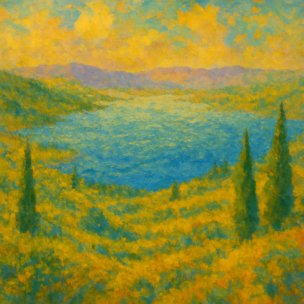 Sea of Galilee 2 - Impressionism - Scriptures Illustrated