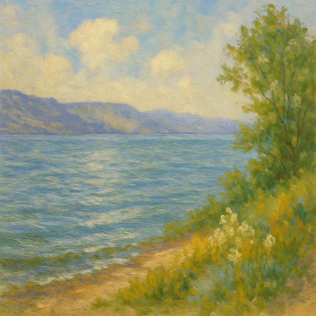 Sea of Galilee - Impressionism - Scriptures Illustrated