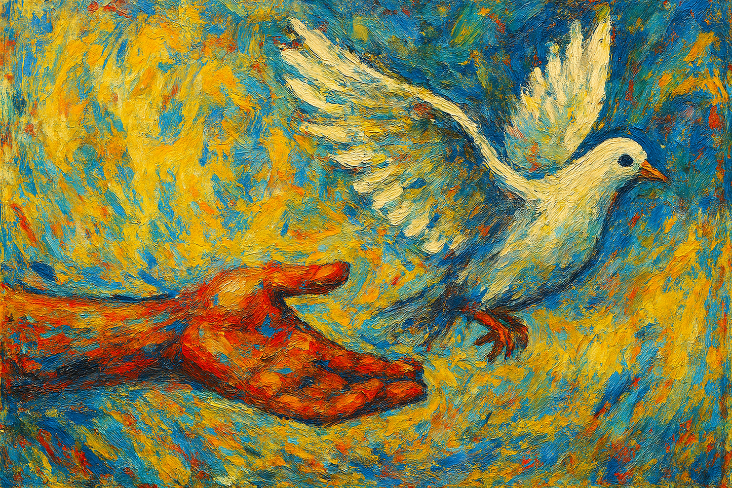 Sent Out - Abstract Expressionism - Scriptures Illustrated