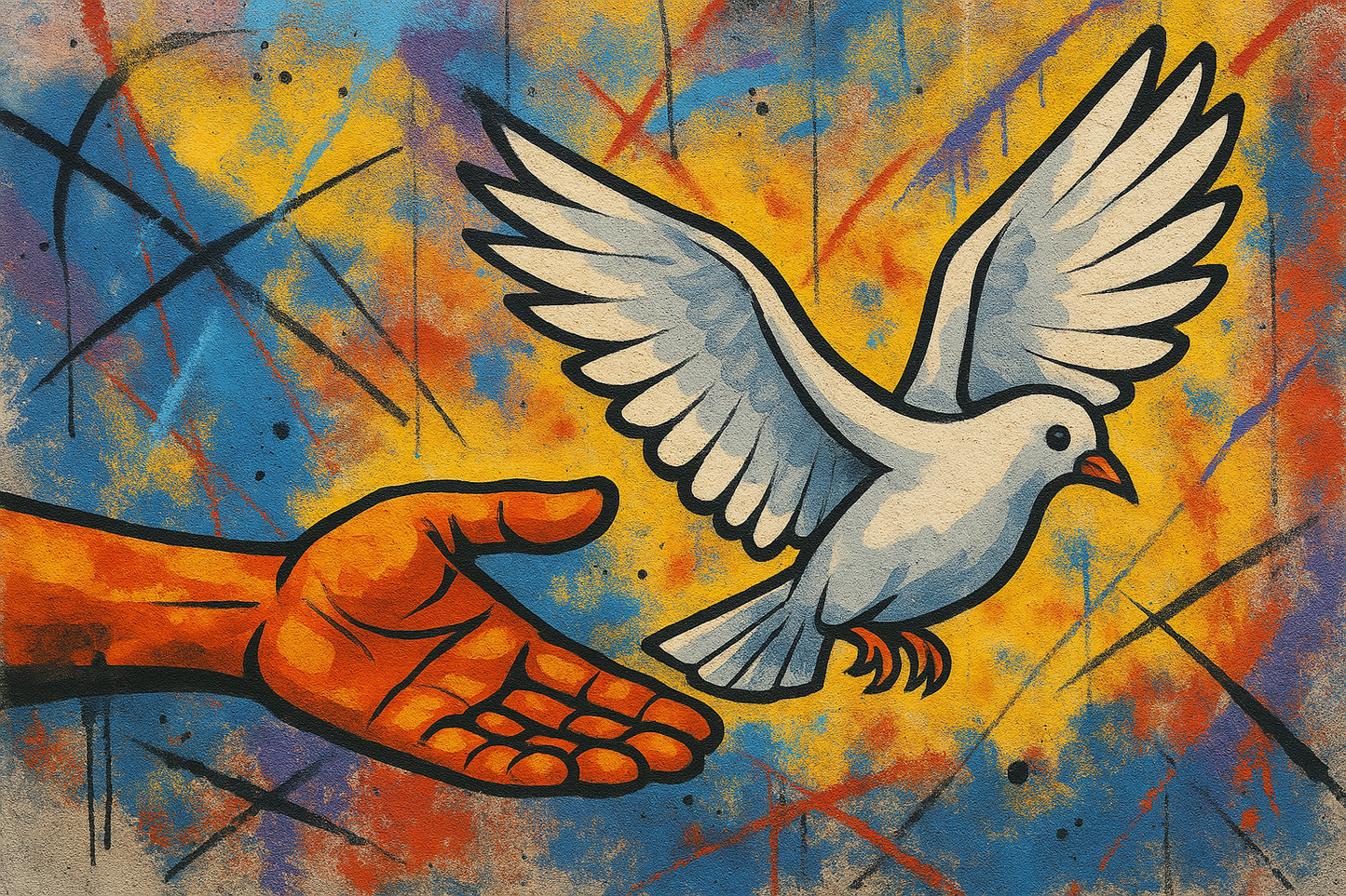 Sent Out - Street Art - Scriptures Illustrated