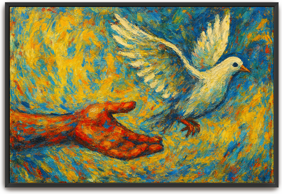 Sent Out - Abstract Expressionism - Scriptures Illustrated