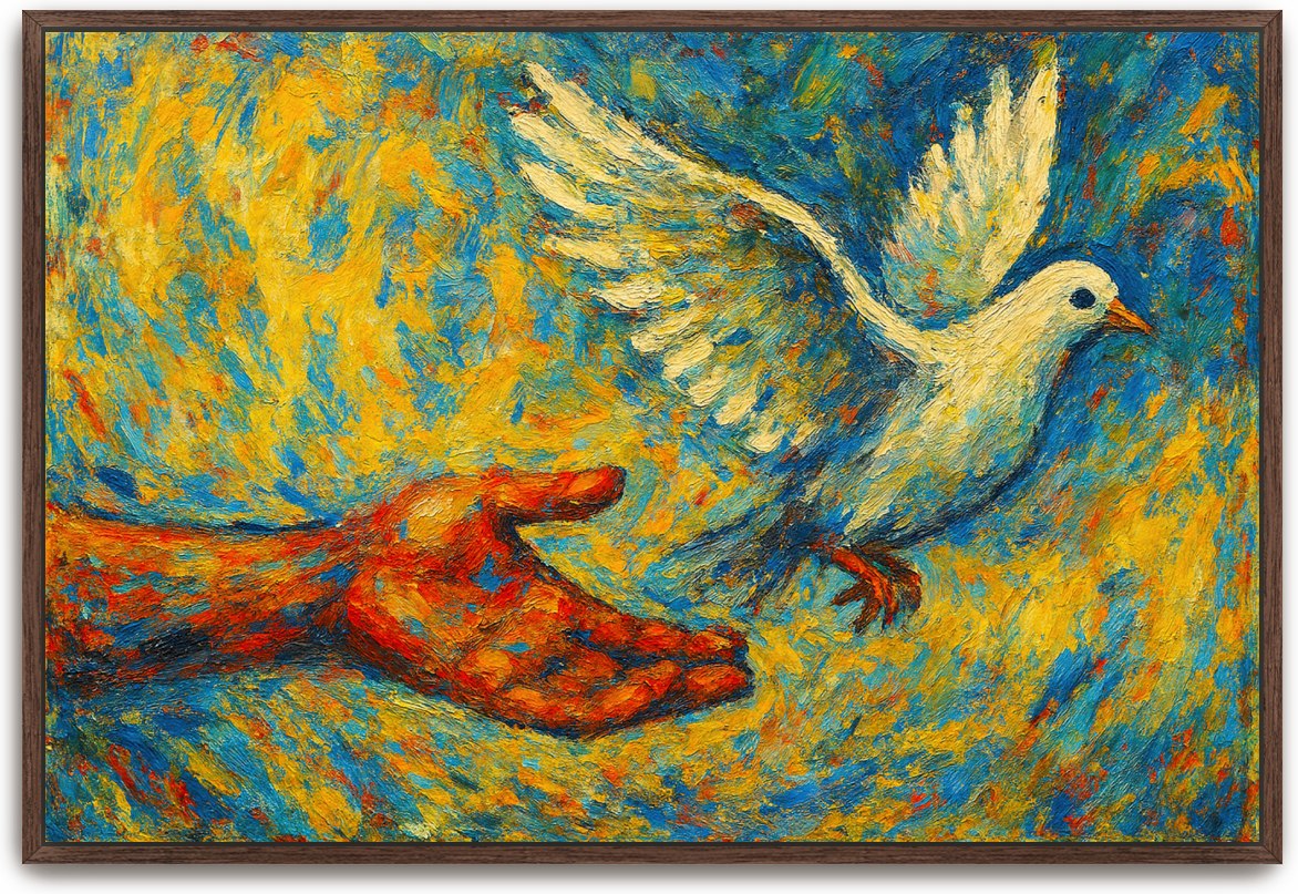 Sent Out - Abstract Expressionism - Scriptures Illustrated