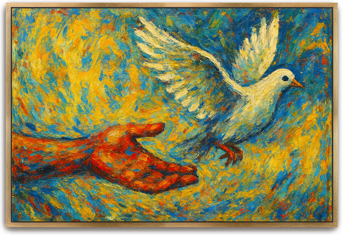 Sent Out - Abstract Expressionism - Scriptures Illustrated