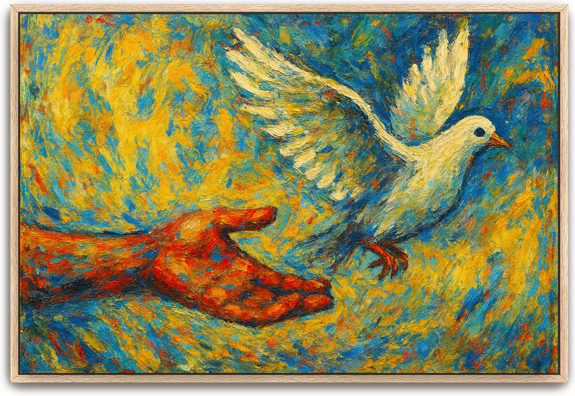 Sent Out - Abstract Expressionism - Scriptures Illustrated