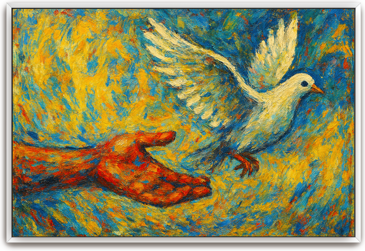 Sent Out - Abstract Expressionism - Scriptures Illustrated