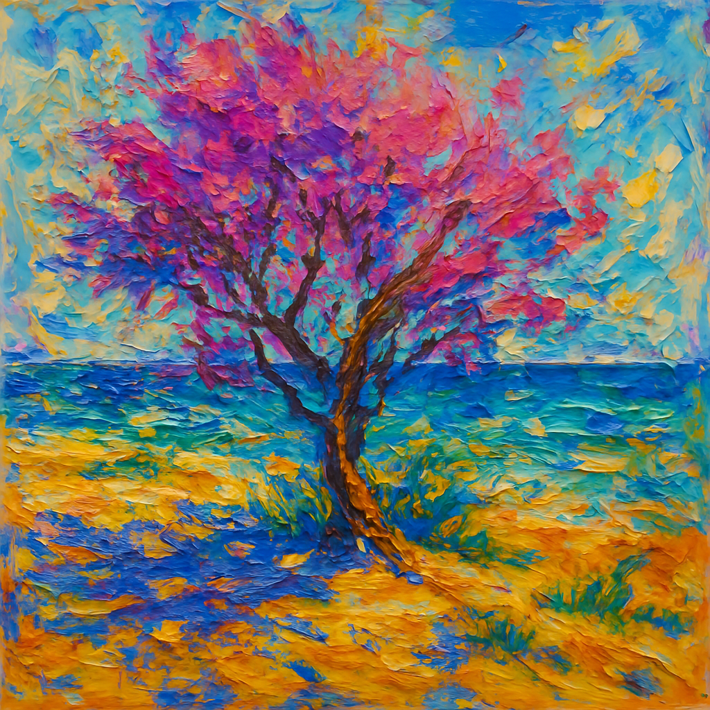 Tamarisk Tree - Abstract Expressionism - Scriptures Illustrated