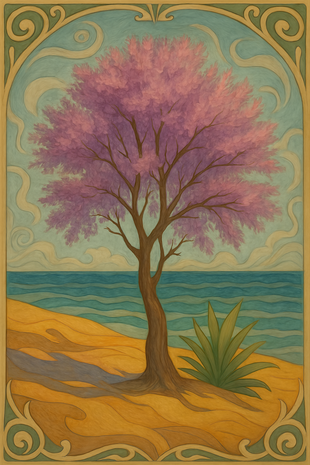 Tamarisk Tree - Art Nouveau