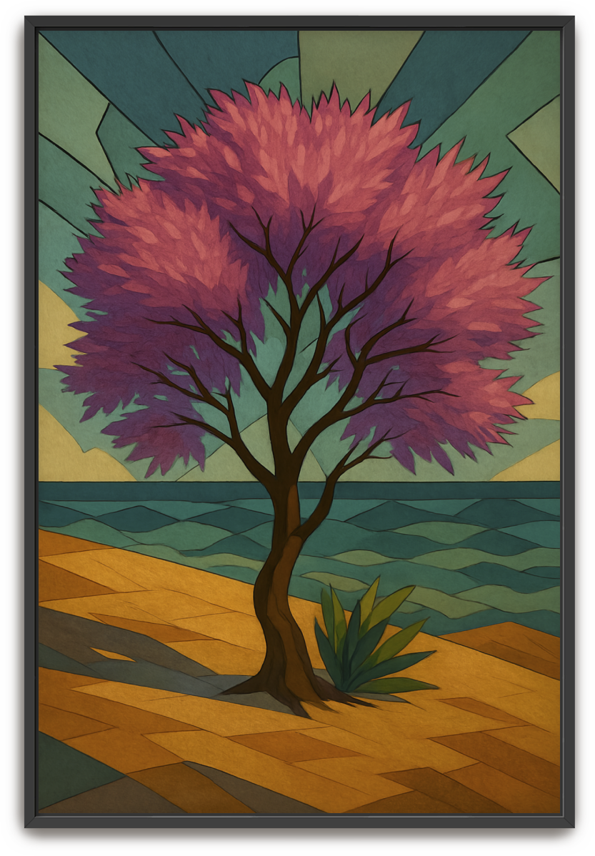 Tamarisk Tree - Art Deco - Scriptures Illustrated