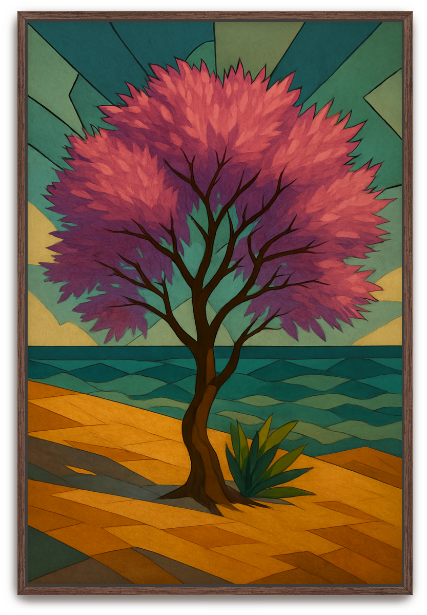 Tamarisk Tree - Art Deco - Scriptures Illustrated
