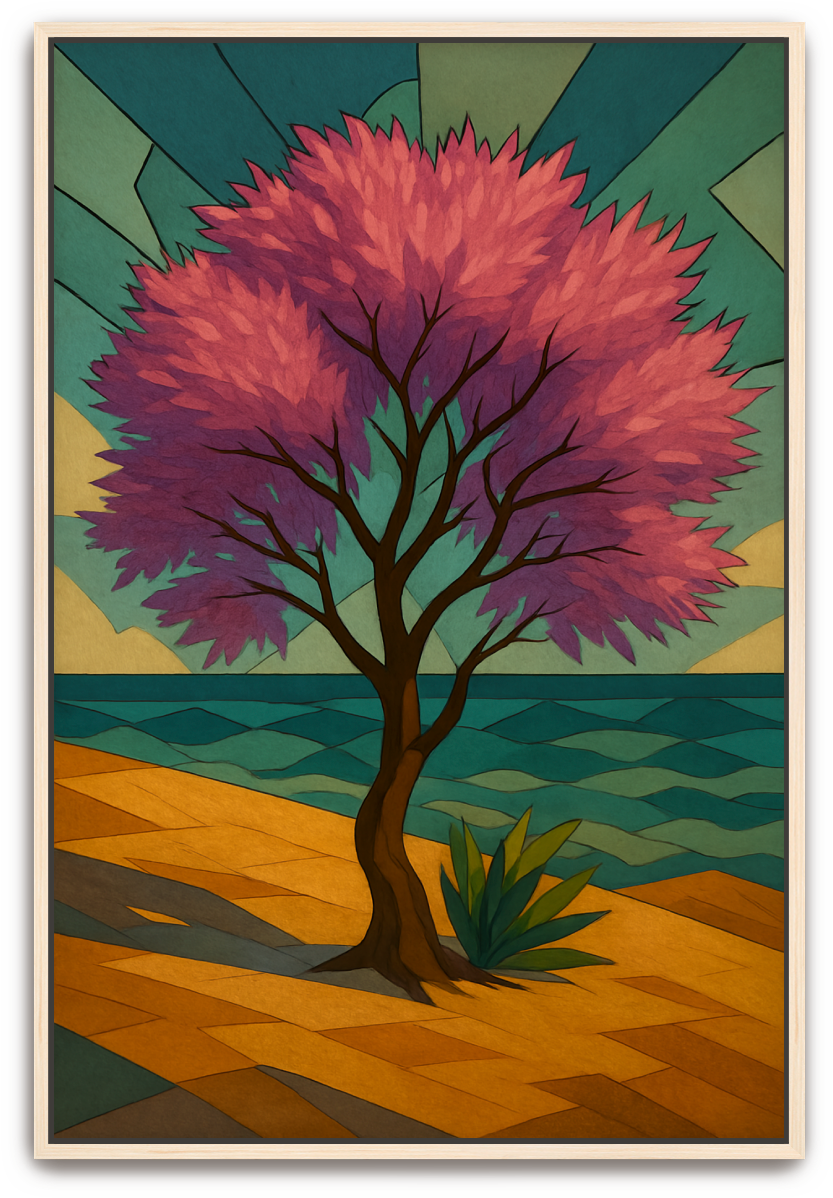Tamarisk Tree - Art Deco - Scriptures Illustrated