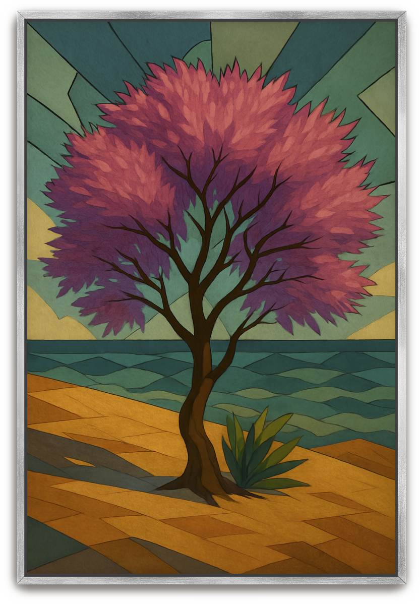 Tamarisk Tree - Art Deco - Scriptures Illustrated