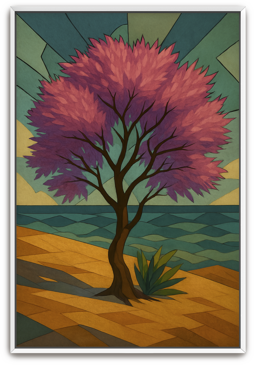 Tamarisk Tree - Art Deco - Scriptures Illustrated