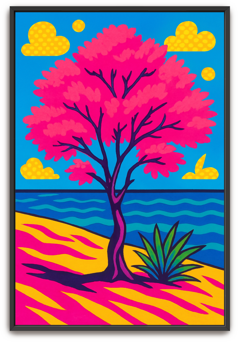 Tamarisk Tree - Pop Art - Scriptures Illustrated