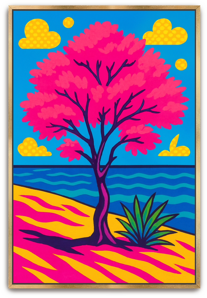 Tamarisk Tree - Pop Art - Scriptures Illustrated