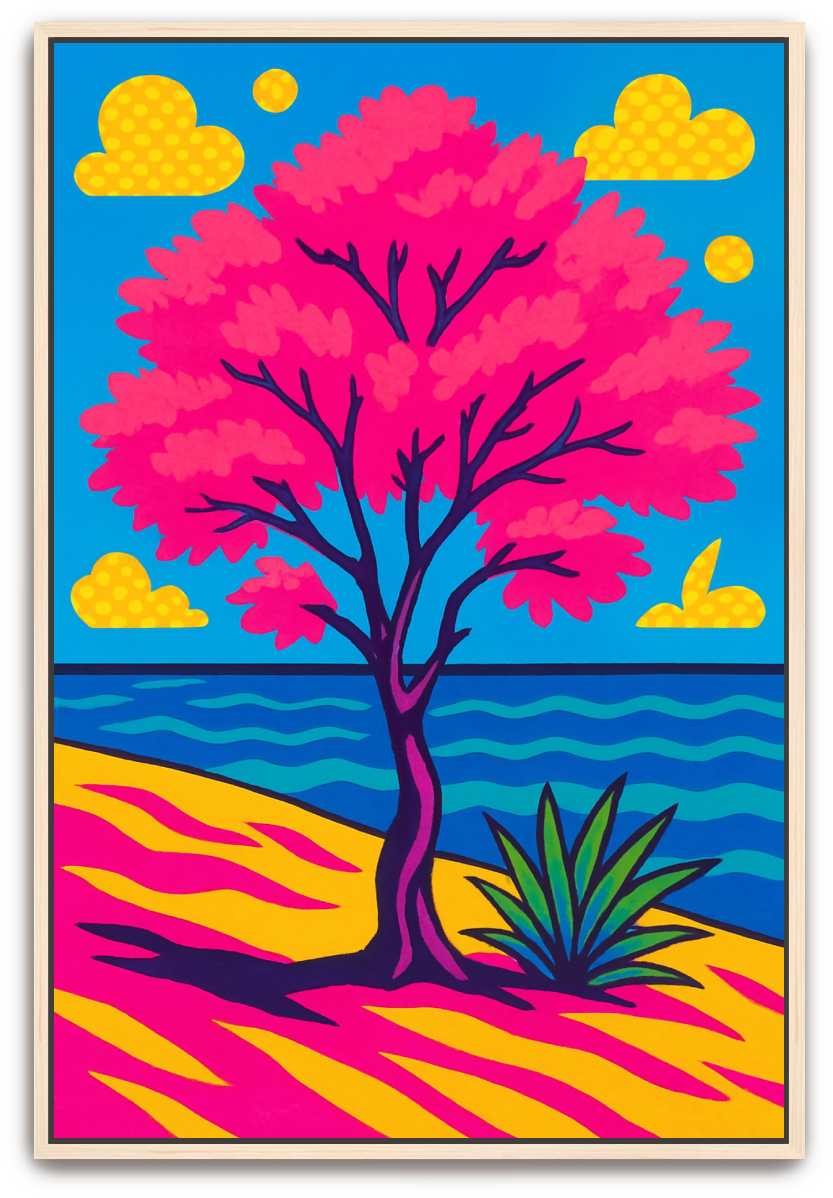 Tamarisk Tree - Pop Art - Scriptures Illustrated