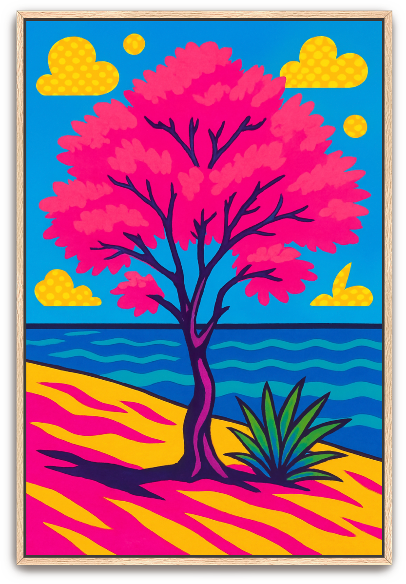 Tamarisk Tree - Pop Art - Scriptures Illustrated
