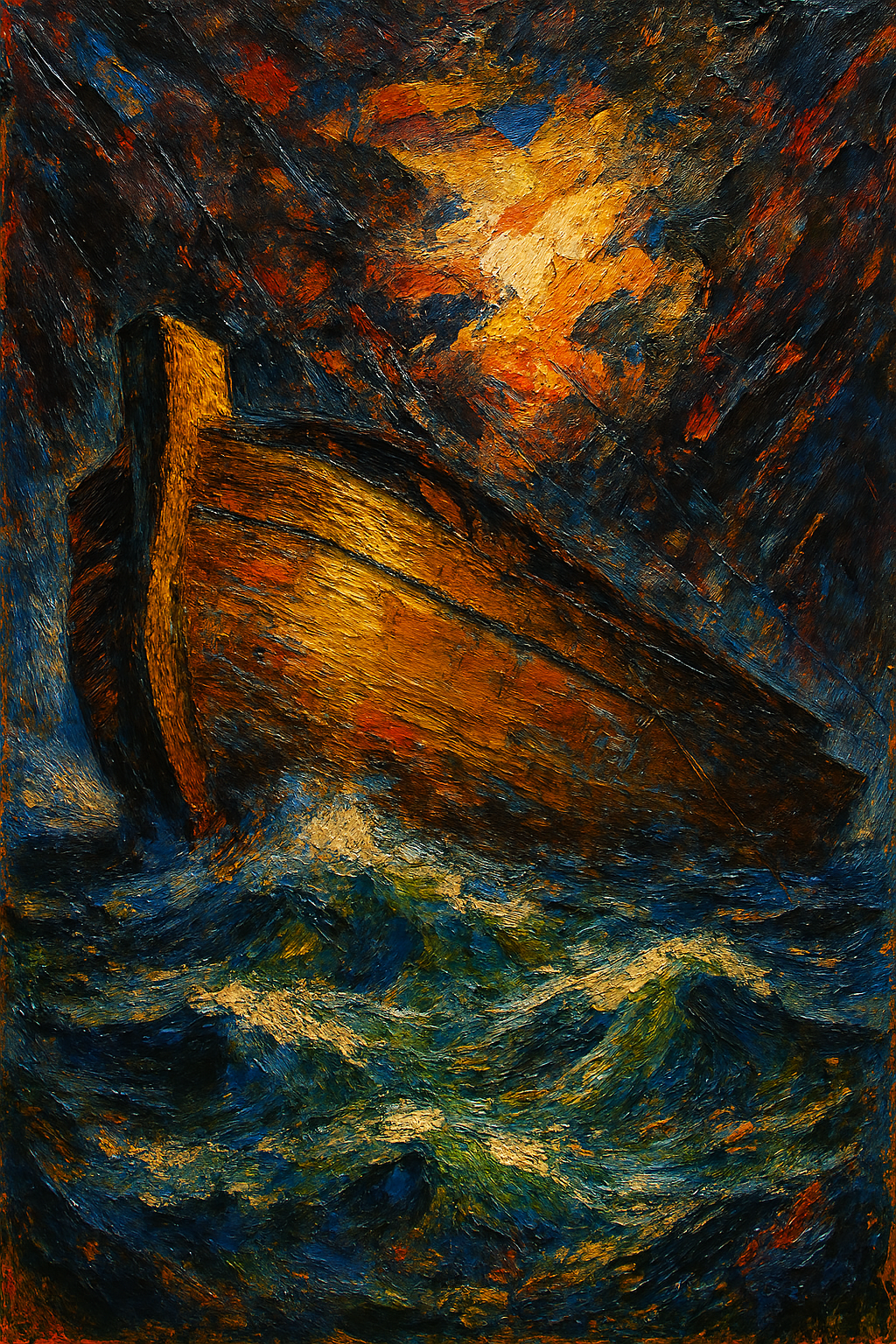 The Ark - Abstract Expressionism - Scriptures Illustrated