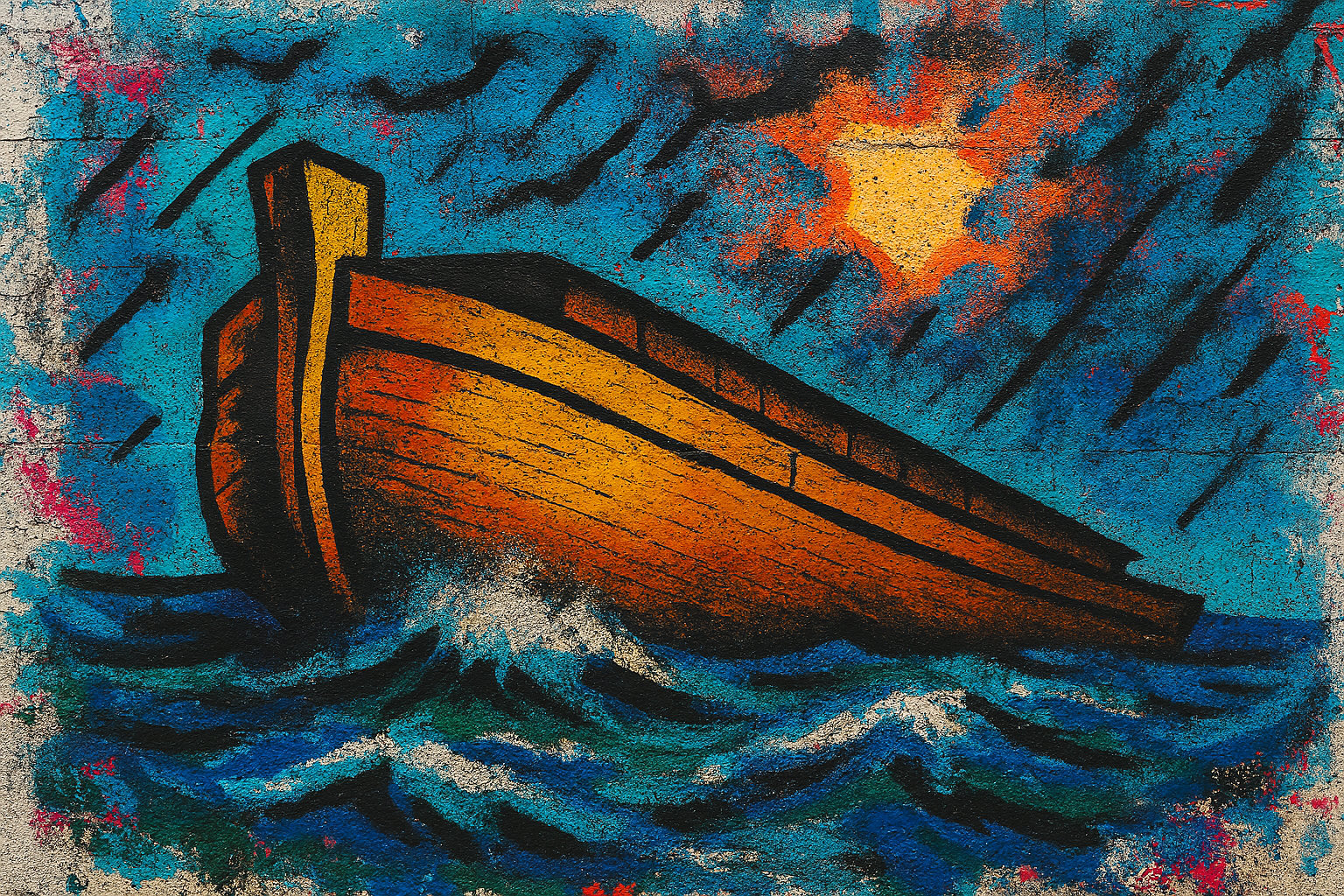 The Ark - Street Art - Scriptures Illustrated