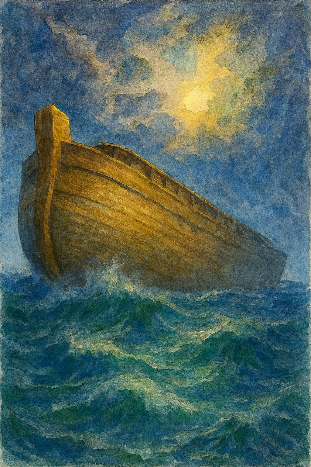 The Ark - Watercolor - Scriptures Illustrated