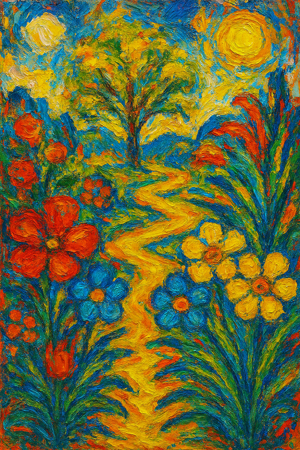 The Garden - Abstract Expressionism - Scriptures Illustrated