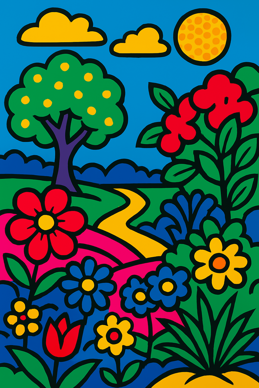 The Garden - Pop Art - Scriptures Illustrated