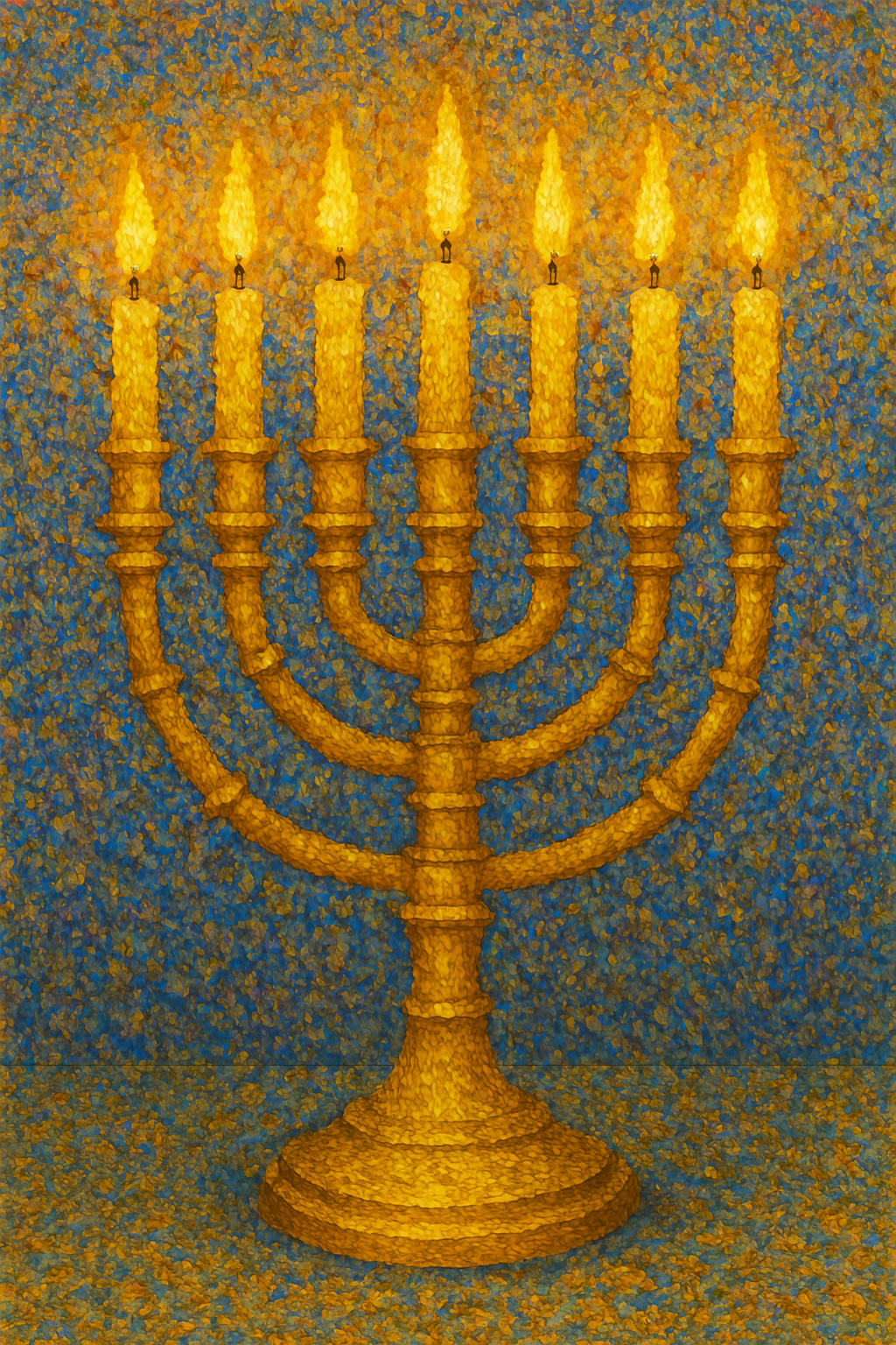 The Lampstand - Pointillism