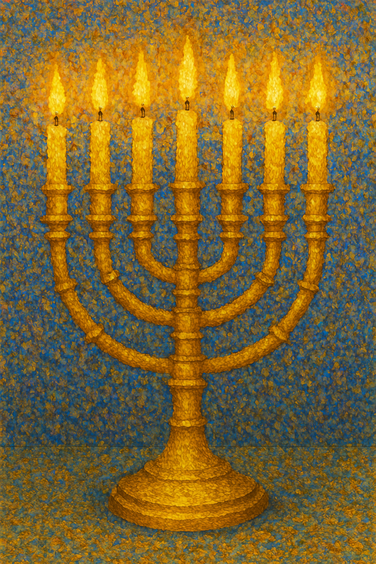 The Lampstand - Pointillism