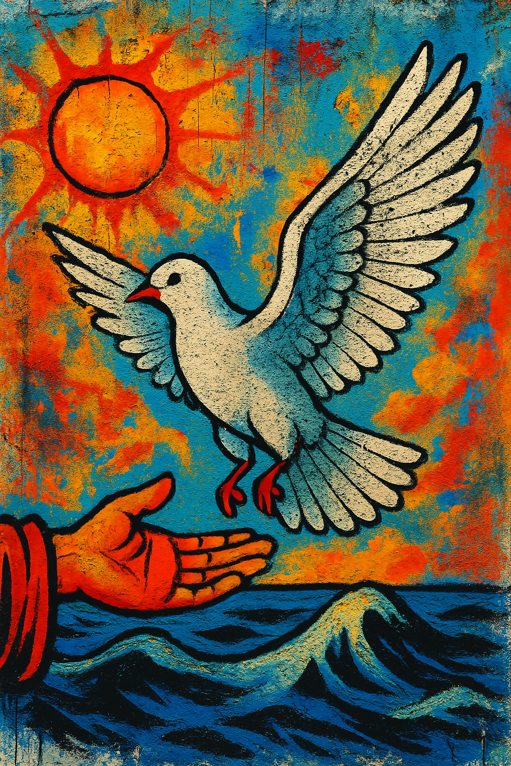 The Return - Street Art - Scriptures Illustrated