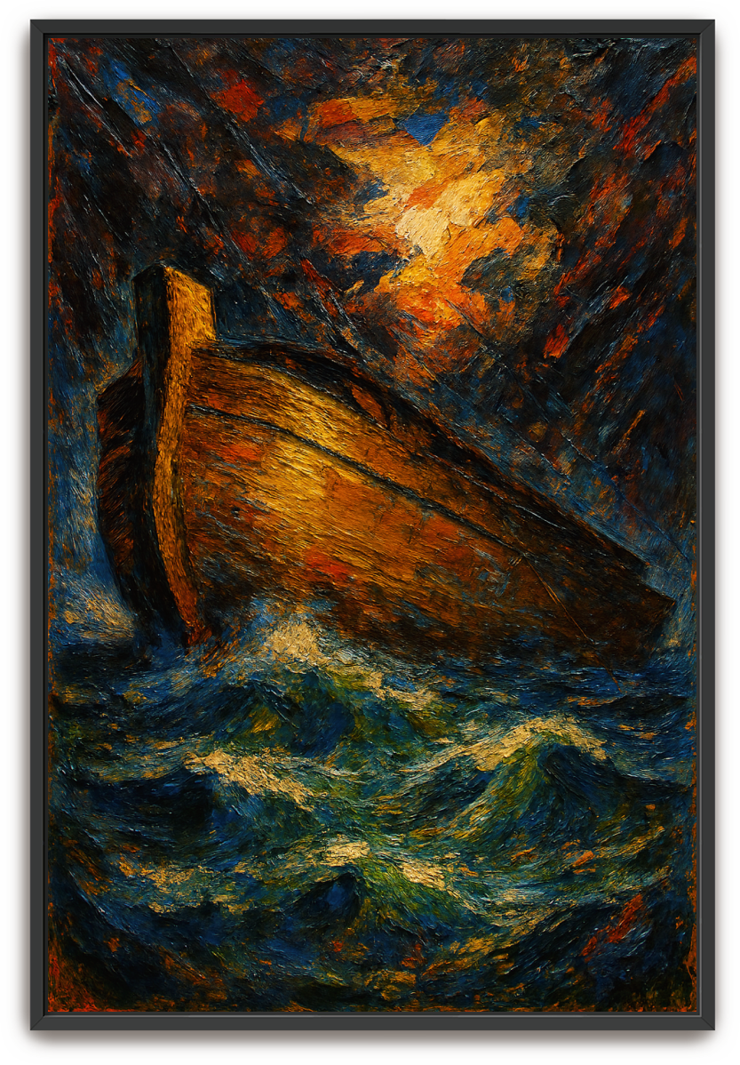 The Ark - Abstract Expressionism - Scriptures Illustrated