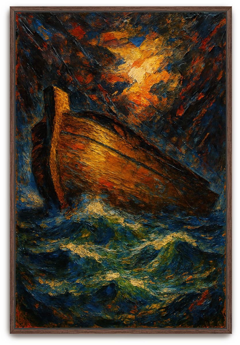 The Ark - Abstract Expressionism - Scriptures Illustrated
