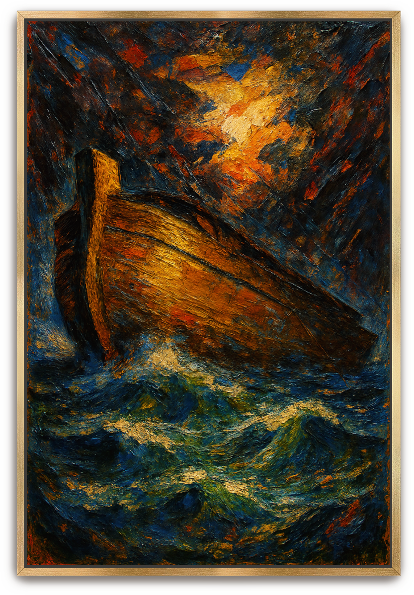 The Ark - Abstract Expressionism - Scriptures Illustrated