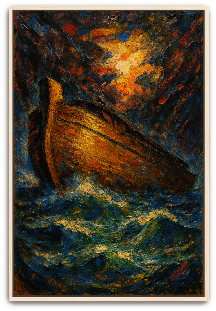 The Ark - Abstract Expressionism - Scriptures Illustrated