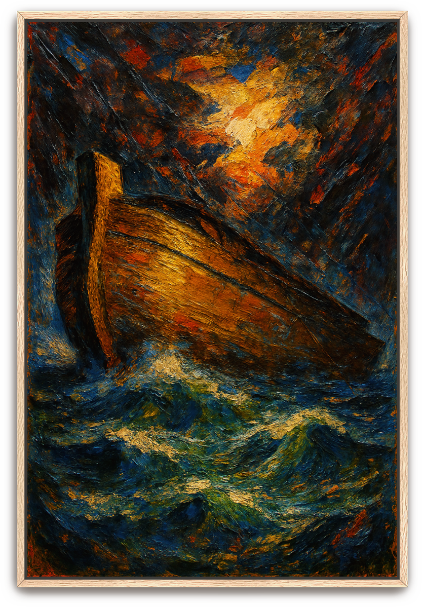 The Ark - Abstract Expressionism - Scriptures Illustrated
