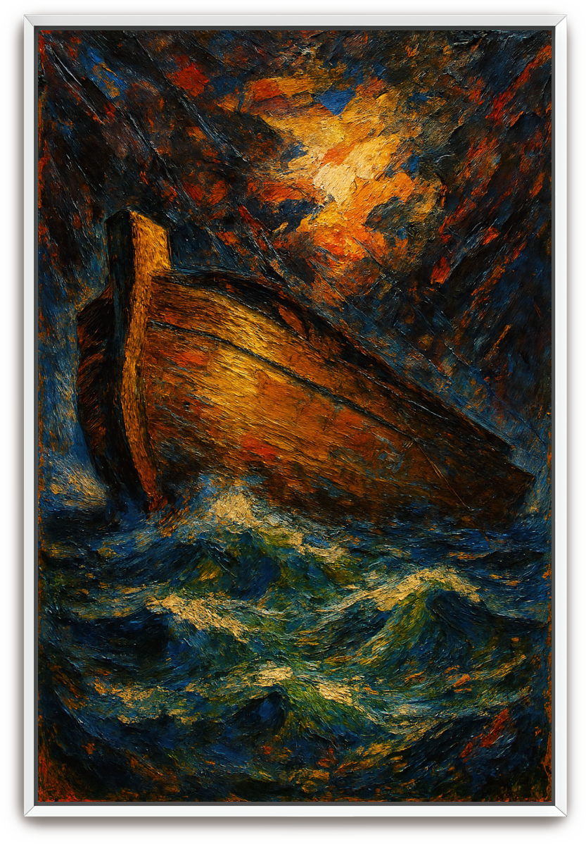 The Ark - Abstract Expressionism - Scriptures Illustrated