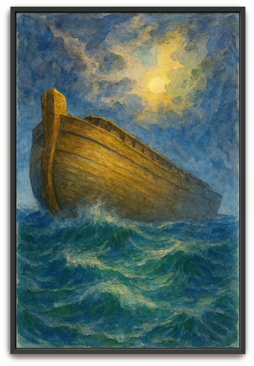 The Ark - Watercolor - Scriptures Illustrated