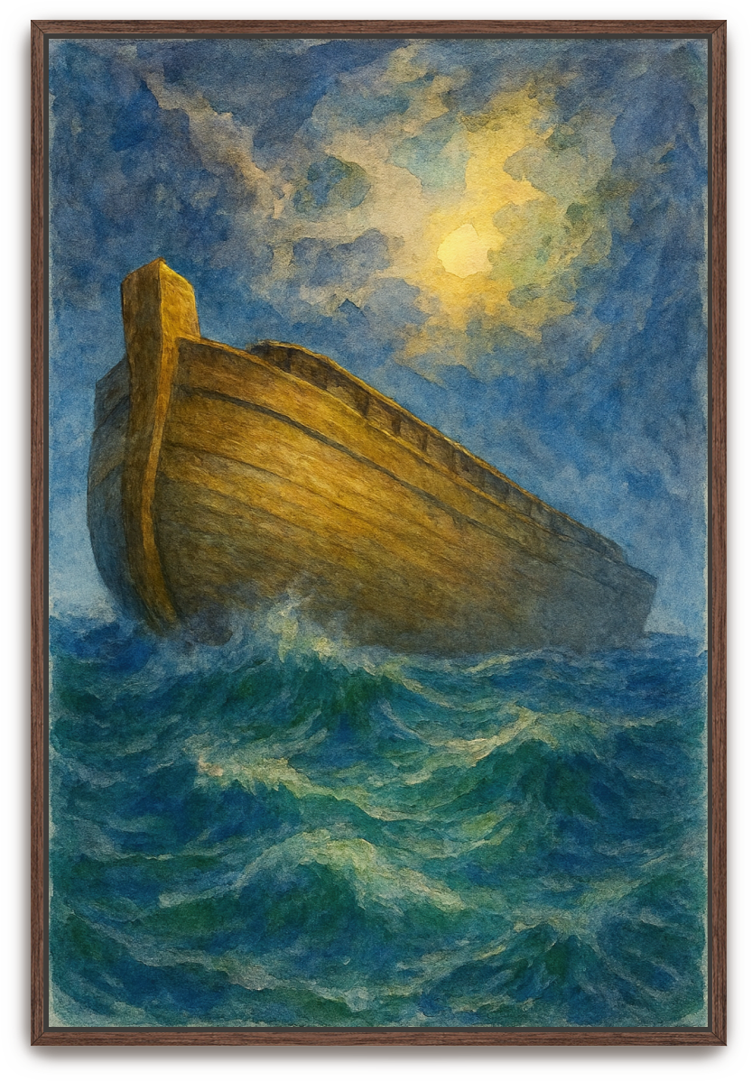 The Ark - Watercolor - Scriptures Illustrated