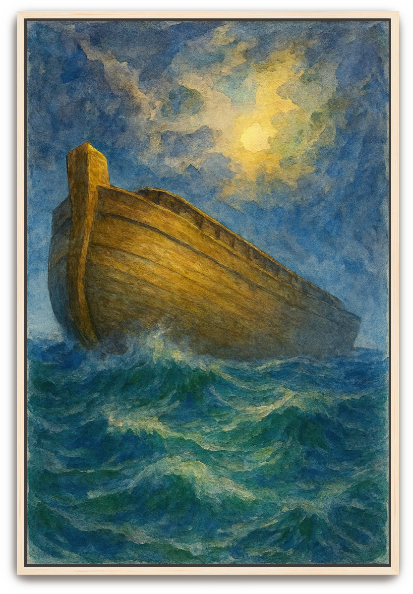 The Ark - Watercolor - Scriptures Illustrated