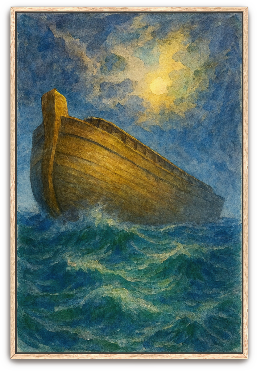 The Ark - Watercolor - Scriptures Illustrated